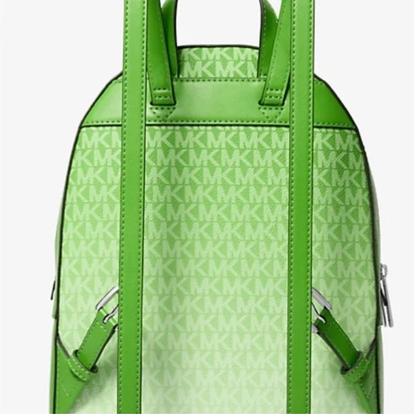 Michael Kors Jaycee Medium Ombré
Signature Logo Backpack Jungle - Picture 6 of 10